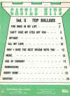 Castle Hits Vol.5 Top Ballads songbook