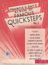 Francis and Day's Album of Famous Quicksteps No.1 songbook