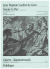 Loeillet de Gant: Sonata in G Major Op.1 No.3 for recorder