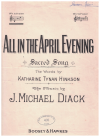 All In The April Evening sheet music