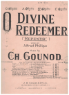 O Divine Redeemer! ('Repentir') sheet music