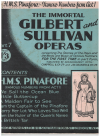 H M S Pinafore or The Lass That Loved A Sailor Famous Numbers From Act 1