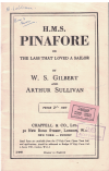 H M S Pinafore or The Lass That Loved A Sailor Libretto