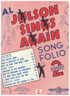 Al Jolson Sings Again Song Folio No.2