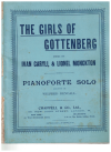 The Girls Of Gottenberg Pianoforte Solo Score