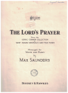 The Lord's Prayer from the 'Edric Connor Collection of West Indian Spirituals and Folk Tunes' (1945) sheet music