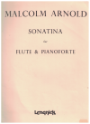 Malcolm Arnold Sonatina for Flute and Pianoforte sheet music