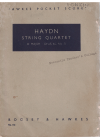 Haydn String Quartet in D Major Op.64 No.5 study score