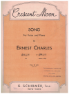 Crescent Moon (1939) sheet music
