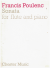 Francis Poulenc Sonata for Flute and Piano sheet music
