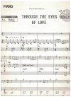 THROUGH THE EYES OF LOVE dance band orchestration