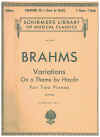 Brahms Variations On A Theme By Haydn For Two Pianos Four Hands