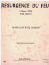 Resurgence Du Feu (Pques 1959) for Organ by Malcolm Williamson sheet music