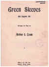 Green Sleeves Old English Air Arranged for Piano sheet music
