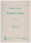 Musik fr Blaser (Music For Brass) -by- Albert Reitter for brass ensemble