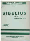 Sibelius Symphony No.5 Op.82 for Full Orchestra Miniature Study Score
