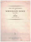 Grieg Norwegian Dance Op.35 No.2 piano duet sheet music