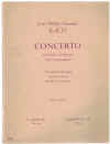 C P E Bach Concerto For Violin or Viola with Piano Accompaniment transcribed Henri Casadesus sheet music