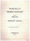 Purcell's Trumpet Voluntary arr for Organ by Harvey Grace sheet music