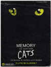 Andrew Lloyd Webber Memory from musical 'Cats' for Flute or B flat Clarinet with Piano sheet music