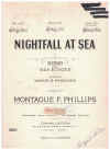 Nightfall At Sea from song-cycle 'Sea Echoes' (in Eb) (1912) original sheet music