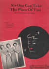 No One Can Take The Place Of You used sheet music