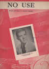 No Use by Glenn Marks used sheet music