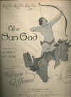 The Sun God used sheet music