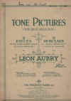 Tone Pictures (Tableaux Musicaux) Pieces in the Introductory Grade ed Leon Aubry for sale