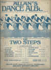 Allan's Dance Album of Two Steps No.12 circa 1930 piano sheet music book for sale in Australian second hand music shop