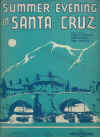 Summer Evening in Santa Cruz 1939 sheet music