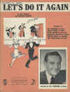 Let's Do It Again used sheet music
