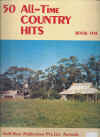 50 All-Time Country Hits Book One piano songbook used contemporary song book for sale in Australian second hand music shop