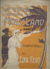 A Tour Through The Holy Land by Ezra Read used original piano sheet music score for sale in Australian second hand music shop