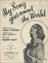 My Song Goes Round The World Hans May 1933 sheet music