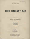 This Radiant Day (A Wedding Song) used sheet music