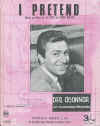 I Pretend (1968) Les Reed Barry Mason Des O'Connor used original piano sheet music score for sale in Australian second hand music shop