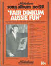 Nicholson's Song Album No.28 Fair Dinkum Aussie Fun