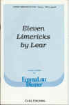 Eleven Limericks By Lear SSA unaccompanied vocal score
