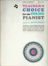 Teacher's Choice For The Young Pianist by Allan Small for sale