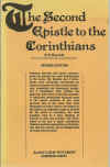 The Second Epistle to The Corinthians C K Barrett Black's New Testament Commentaries ISBN 0713614005  
reprint of Second Edition 1976 used book for sale in Australian second hand book shop