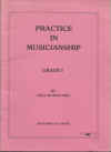 Practice In Musicianship Grade One Dulcie Holland used book for sale in Australian second hand music shop