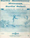 Surfin' Hootenanny Monsoon Surfin' Safari (1962-1963) used guitar sheet music scores for sale in Australian second hand music shop