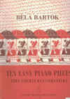 Bela Bartok Ten Easy Piano Pieces