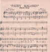 Paddy Maloney song by Dean Flintoft 1925 used original Australian march song piano sheet music score for sale in Australian second hand music shop