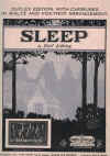 Sleep sheet music