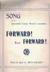 Forward! Ever Forward! Song of the Queensland Country Women's Association sheet music