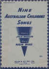 Nine Australian Children's Songs John Wheeler Robin Wood Imperial Edition No.663 for sale in Australian second hand music shop