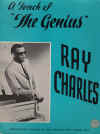 A Touch Of The Genius Ray Charles piano songbook Born To Lose (Frankie Brown) Cherry (Donald Redman) I Love You So Much It Hurts (Floyd Tillman) It Makes No Difference 
Now (Jimmie Davis & Floyd Tillman) No Letter Today (Frankie Brown) Teardrops In My Heart (popular version) (Vaughn Horton) Worried Mind (Jimmie Davis & Ted Daffan) used piano song book for sale in Australian second hand music shop