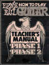 How To Play Guitar Teacher's Manual Phase 1 Phase 2 by Ernie Ball used guitar method book for sale in Australian second hand music shop